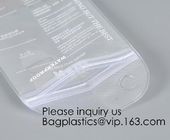 Personalized Transparent Waterproof PVC Plastic Wet Underwear Zip lockk Packing Bag,Simple Design Pvc Makeup Bag Women Zip