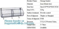 Different shapes metal wire mesh file baskets office supply baskets wholesale, magazine office document file holder shel
