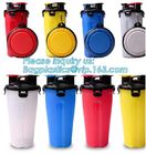 2 in 1 Portable Dog Food Cup for Travel Dog Water Bottle with Bowl pet joyshaker water bottle cap dog water bottle, pac